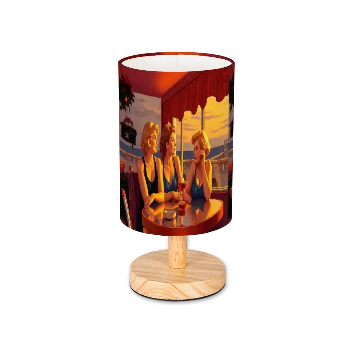 Glamorous Friends Cylindrical Table Lamp - Gregg Acini Adoree Designs - Lamp
