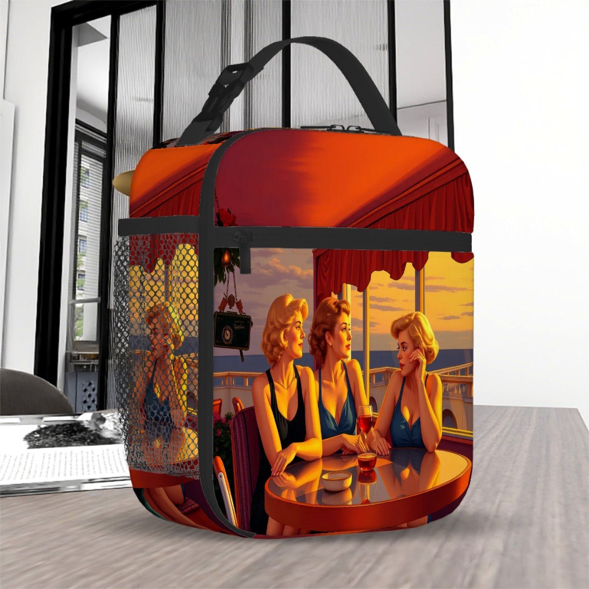 Glamorous Friends Lunch Bag - Gregg Acini Adoree Designs - Lunch Bag