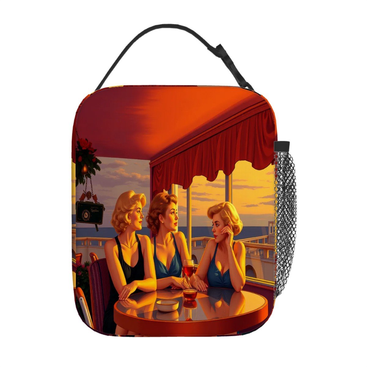 Glamorous Friends Lunch Bag - Gregg Acini Adoree Designs - Lunch Bag