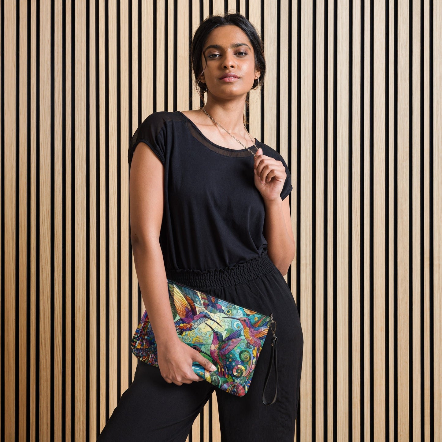Hummingbird Kaleidoscope Crossbody bag - Gregg Acini Adoree Designs - Handbag
