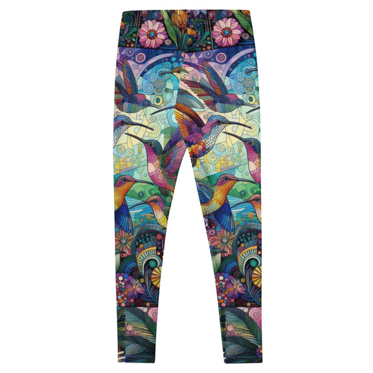 Hummingbird Kaleidoscope Leggings - Gregg Acini Adoree Designs - Leggings