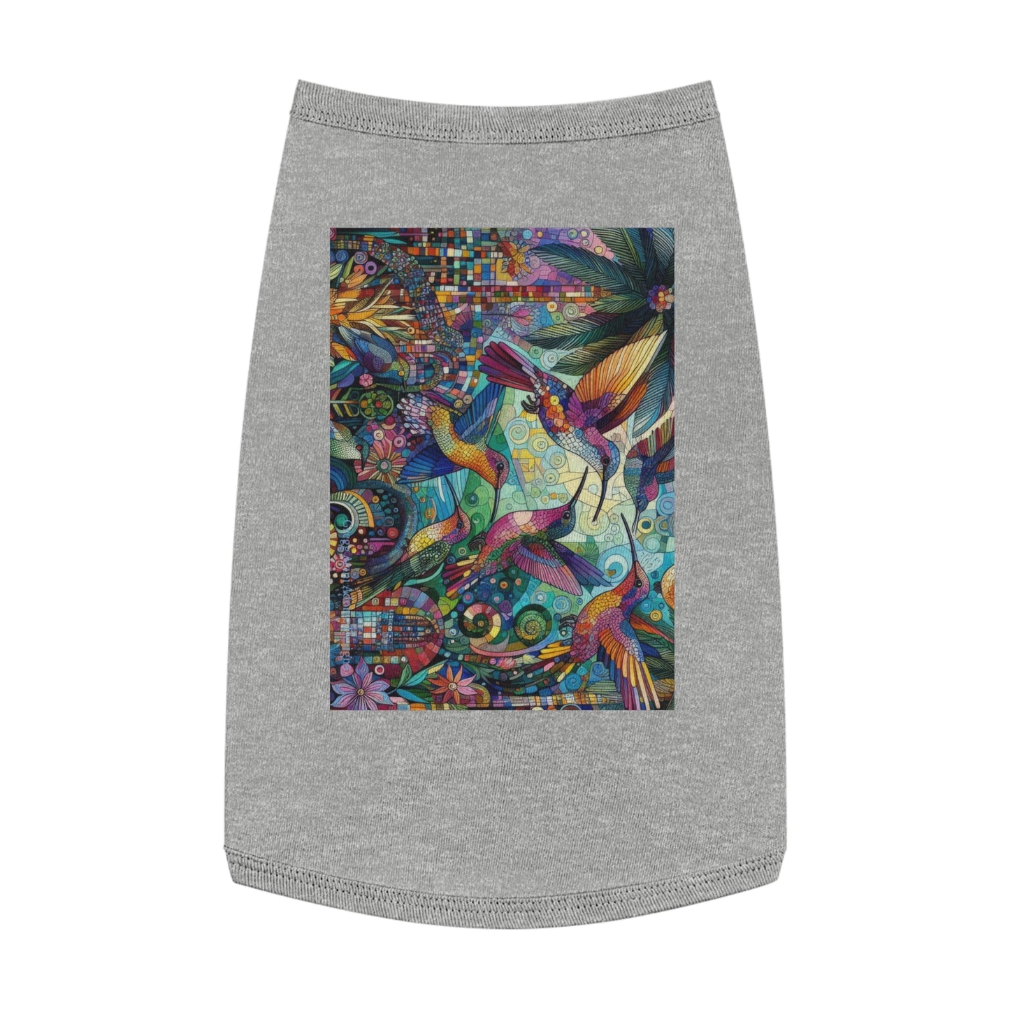 Hummingbird Kaleidoscope Pet Tank Top by Gregg Acini Adoree Designs - Gregg Acini Adoree Designs - Pets