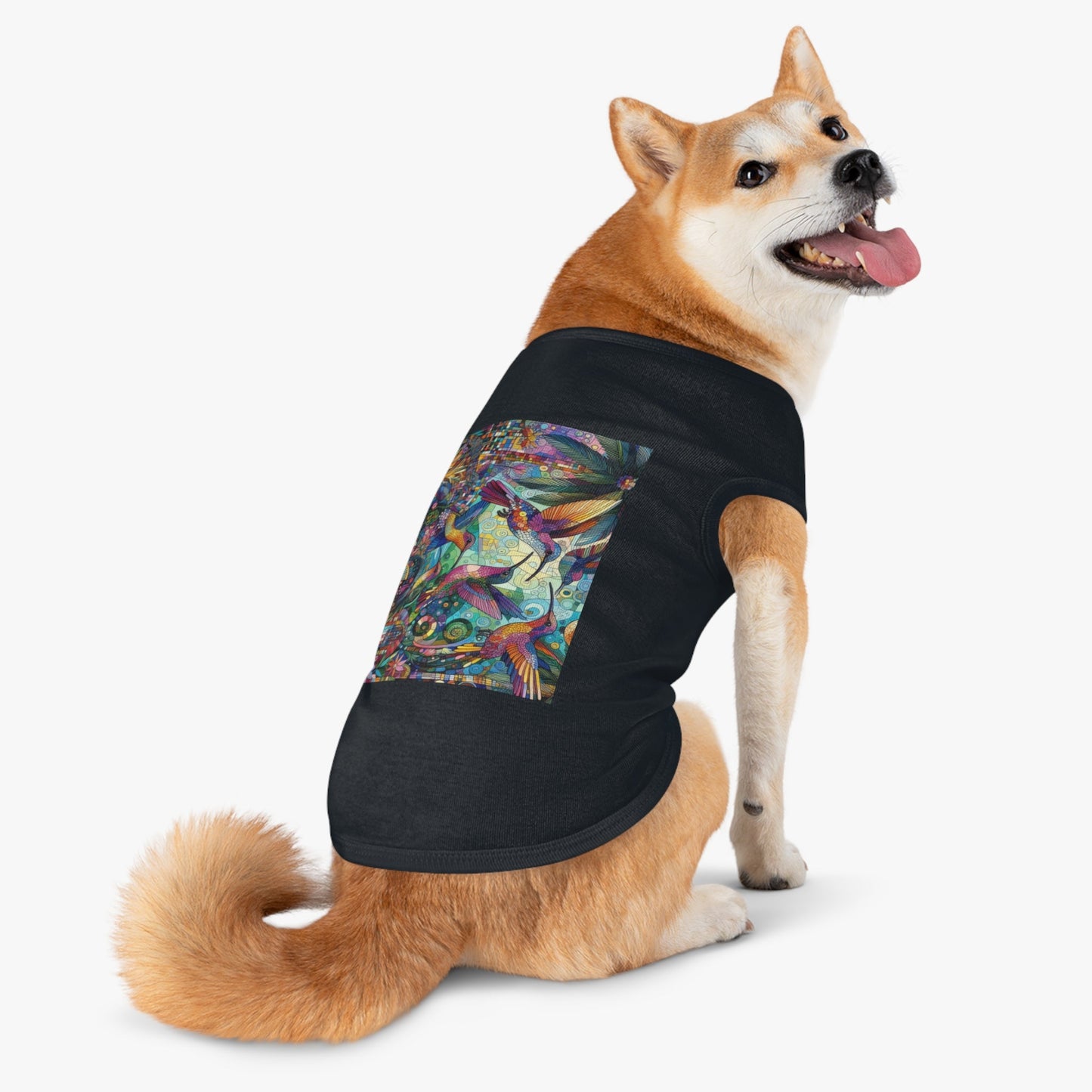 Hummingbird Kaleidoscope Pet Tank Top by Gregg Acini Adoree Designs - Gregg Acini Adoree Designs - Pets