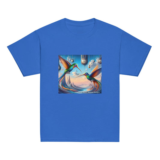 Hummingbirds and Clocks Youth classic tee by Gregg Acini Adoree Designs - Gregg Acini Adoree Designs - Youth T-Shirt