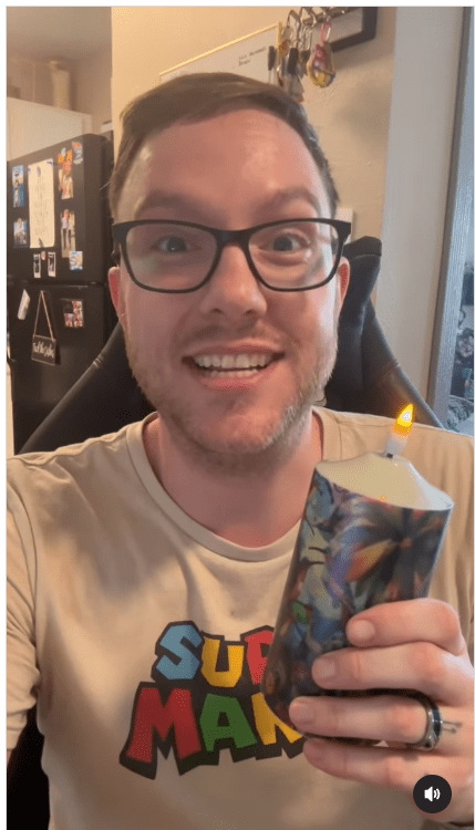 Hummingbirds and Dragonflies Flameless Candles Lamp Set of 3 - Gregg Acini Adoree Designs - Candles