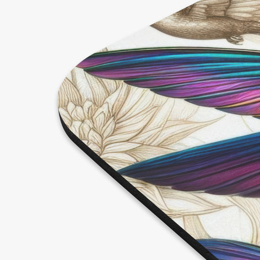 Hummingbirds and Sunflowers Mouse Pad - Colorful Floral Design - Gregg Acini Adoree Designs - Computer Accessories