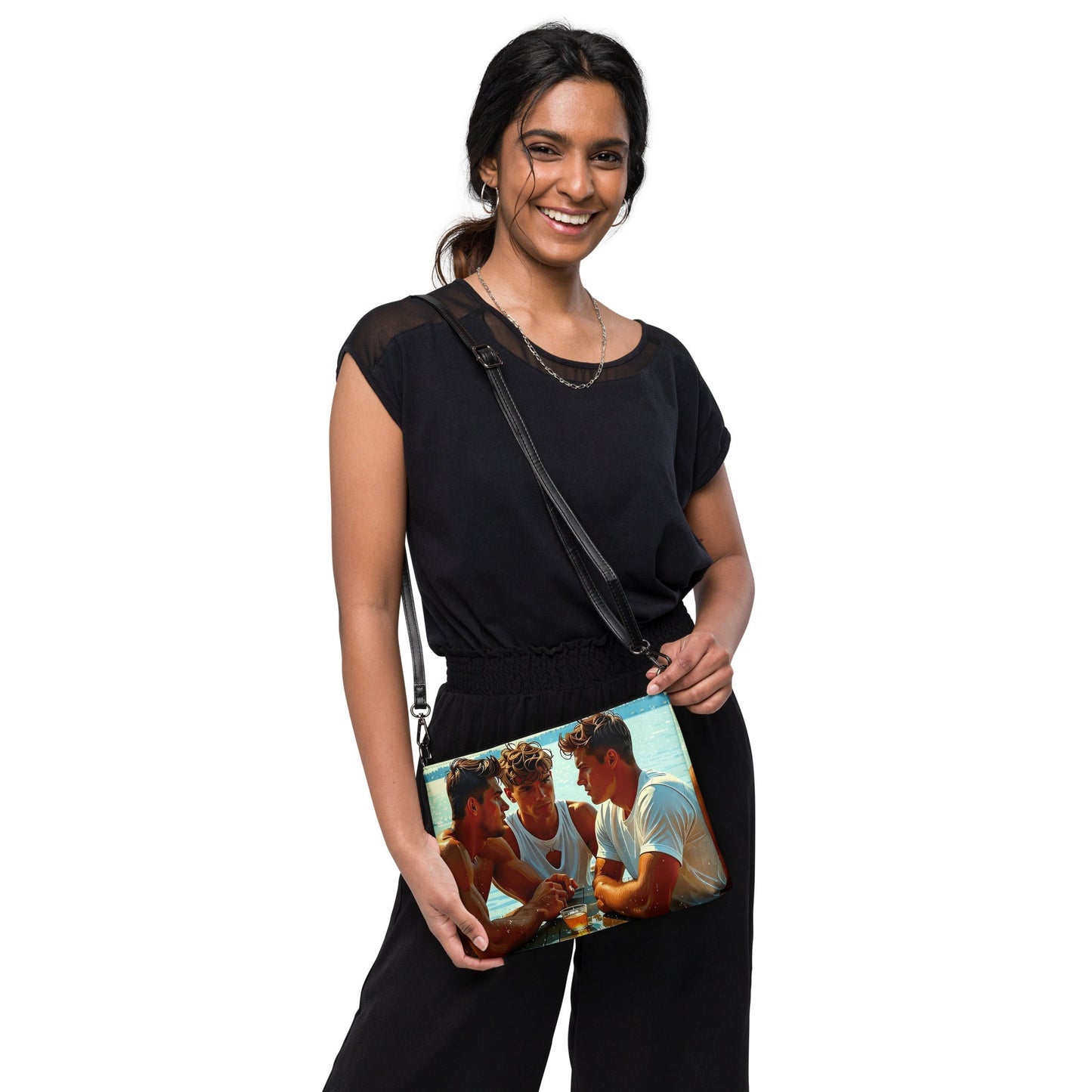 Intensite des Hommes Crossbody bag - Gregg Acini Adoree Designs - Handbag