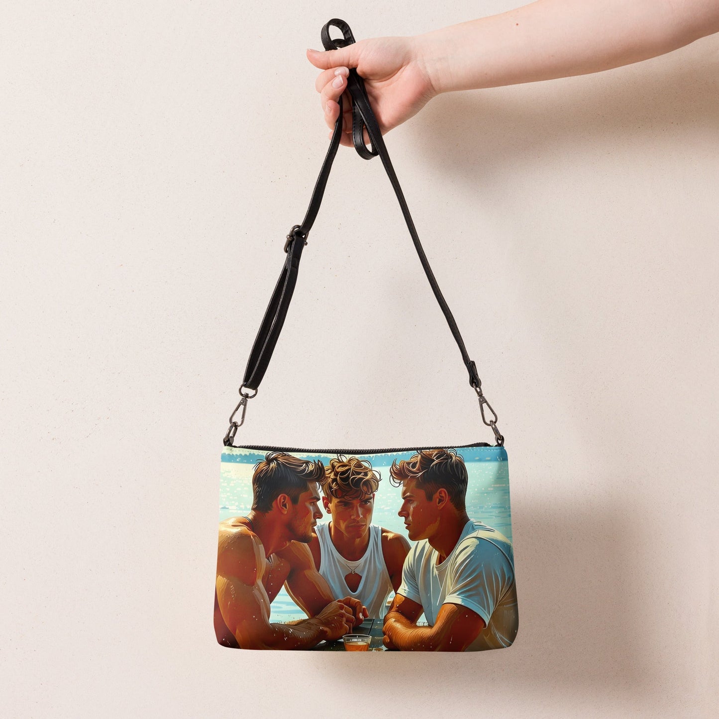 Intensite des Hommes Crossbody bag - Gregg Acini Adoree Designs - Handbag