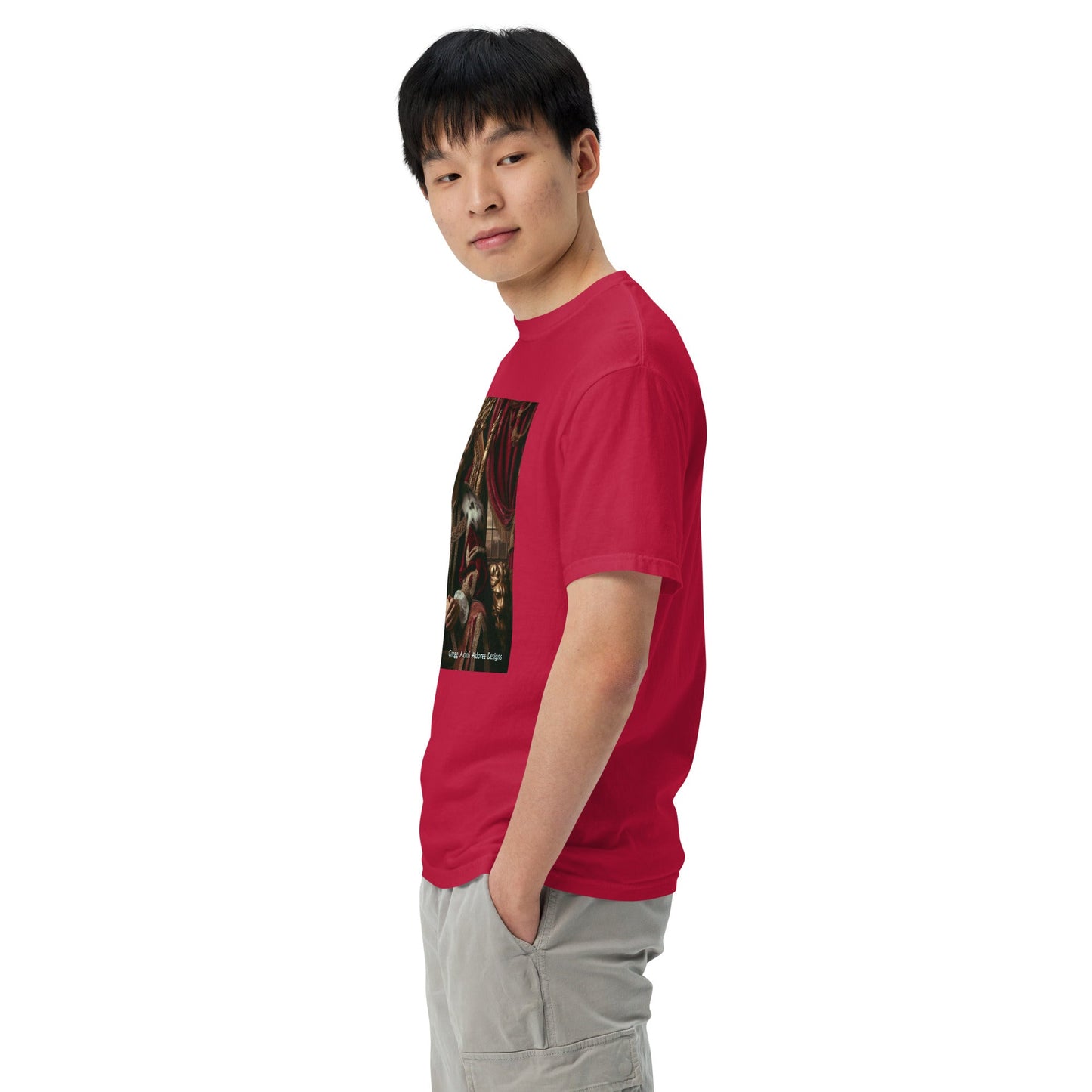 King1 Unisex garment - dyed heavyweight t-shirt - Gregg Acini Adoree Designs - Tee Shirt