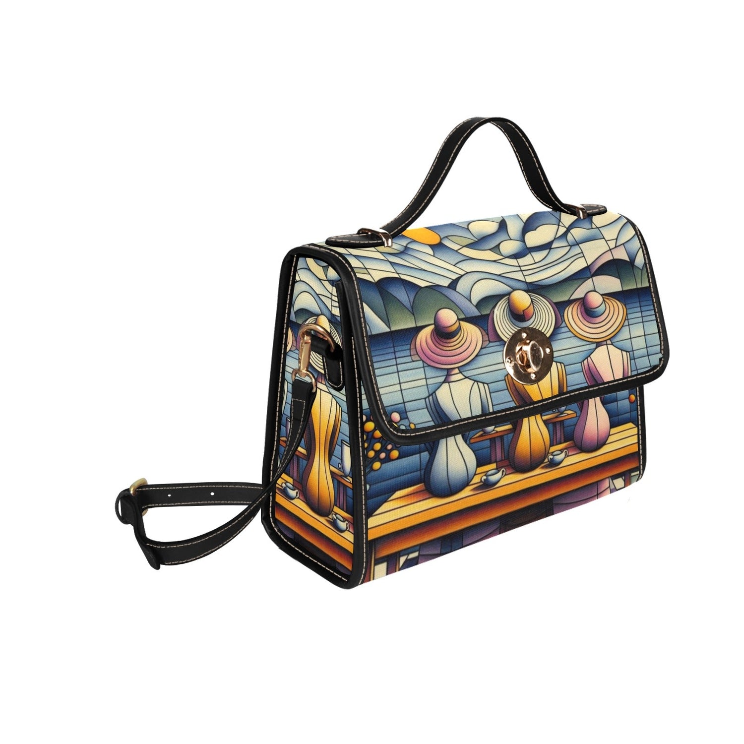 Klee Ladies 3 Waterproof Canvas Bag - Gregg Acini Adoree Designs - Satchel