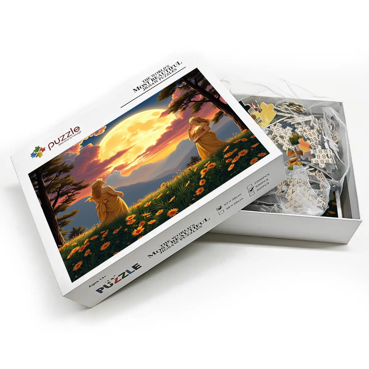 Ladies of the Mood Wooden Jigsaw Puzzles 500 pcs (Horizontal) - Gregg Acini Adoree Designs - Jigsaw Puzzle
