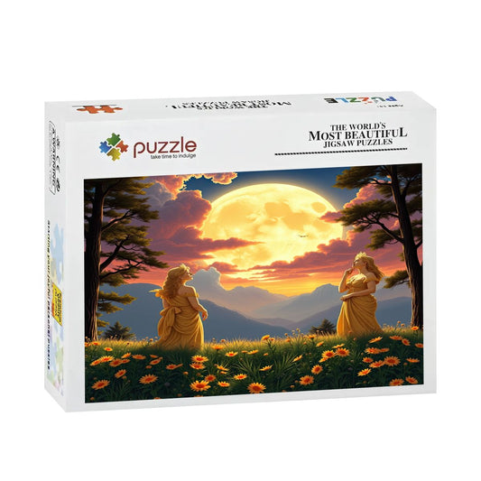 Ladies of the Mood Wooden Jigsaw Puzzles 500 pcs (Horizontal) - Gregg Acini Adoree Designs - Jigsaw Puzzle