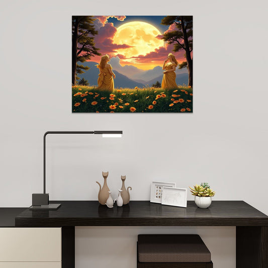 Ladies of the Moon Frameless Paint by Numbers Kit for Adults (Horizontal) - Gregg Acini Adoree Designs - Paint by Numbers