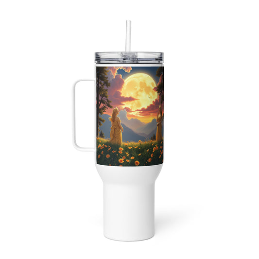 Ladies of the Moon Travel mug with a handle - Gregg Acini Adoree Designs - Tumbler
