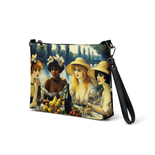Ladies with Fruit Crossbody bag - Gregg Acini Adoree Designs - Handbag