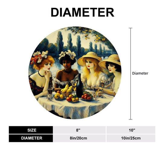 Ladies with Fruit Decorative Plate - Gregg Acini Adoree Designs - Home Accessories