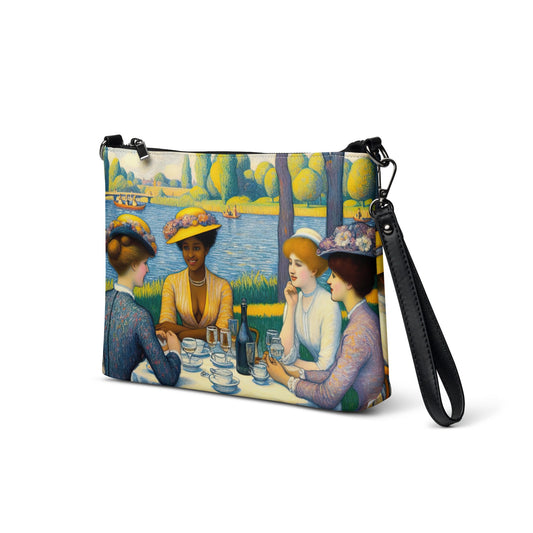 Ladies with the Yellow Hats Crossbody bag - Gregg Acini Adoree Designs - Handbag