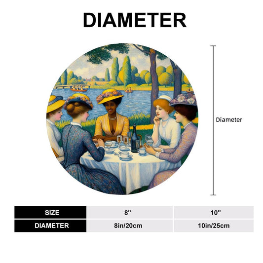 Ladies with the Yellow Hats Decorative Plate - Gregg Acini Adoree Designs - Home Accessories