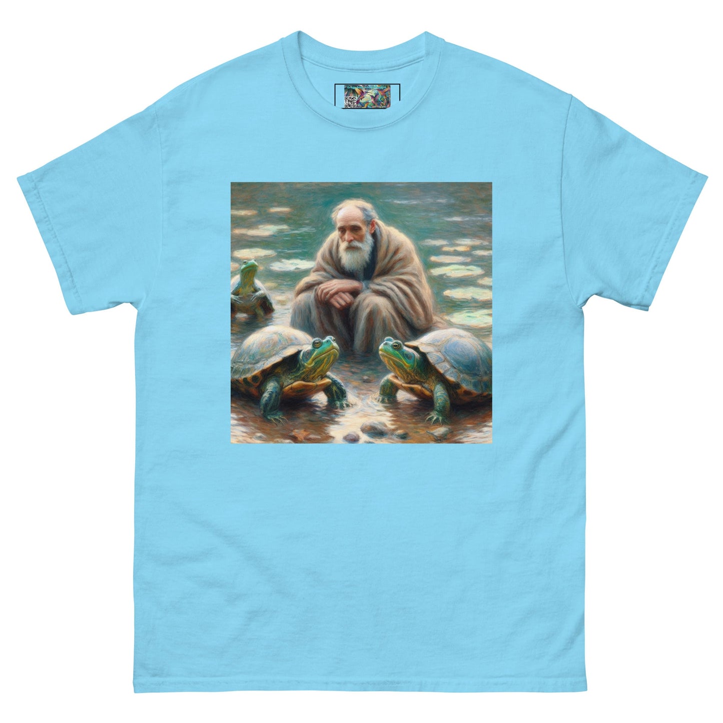 Man with Turtles Unisex classic tee - Gregg Acini Adoree Designs - T-Shirt