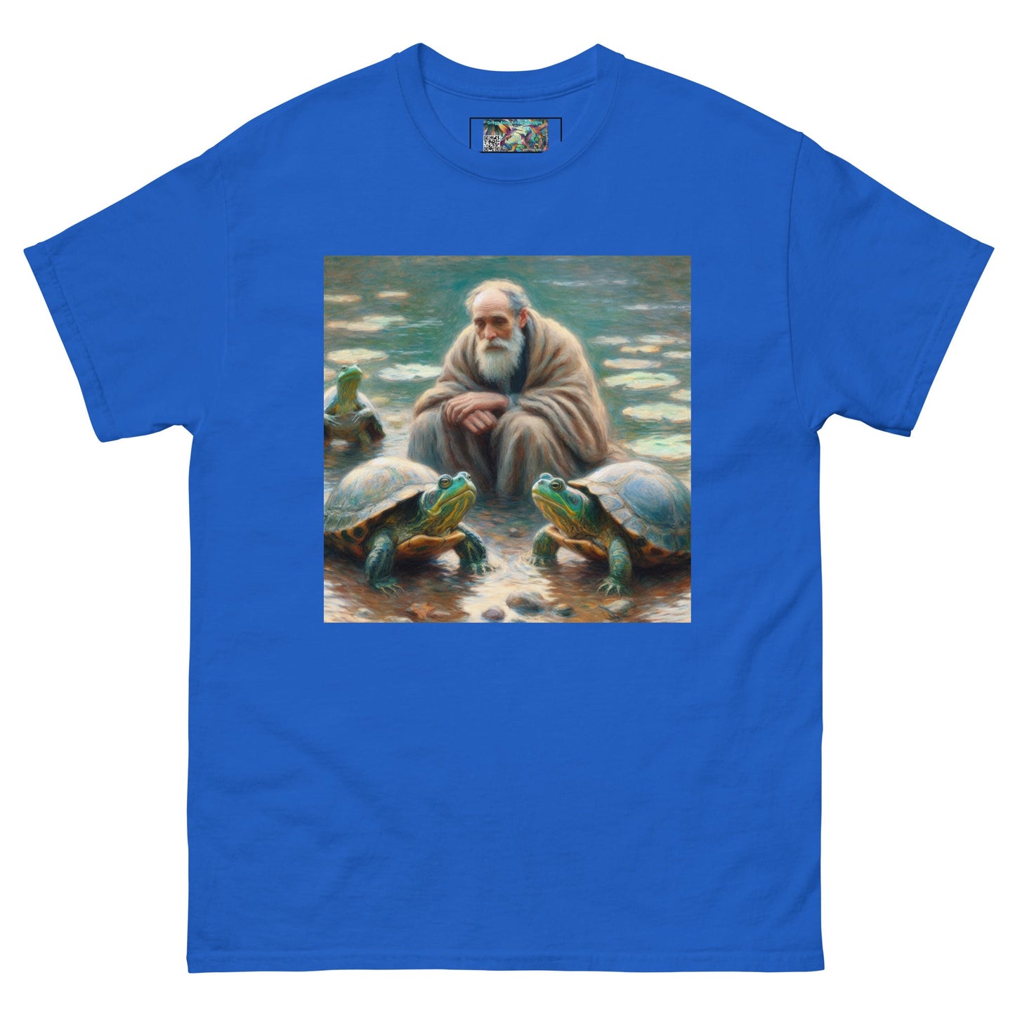 Man with Turtles Unisex classic tee - Gregg Acini Adoree Designs - T-Shirt