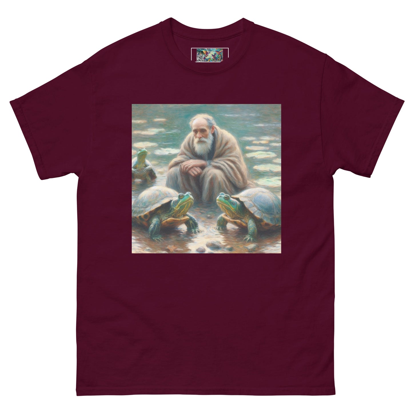 Man with Turtles Unisex classic tee - Gregg Acini Adoree Designs - T-Shirt