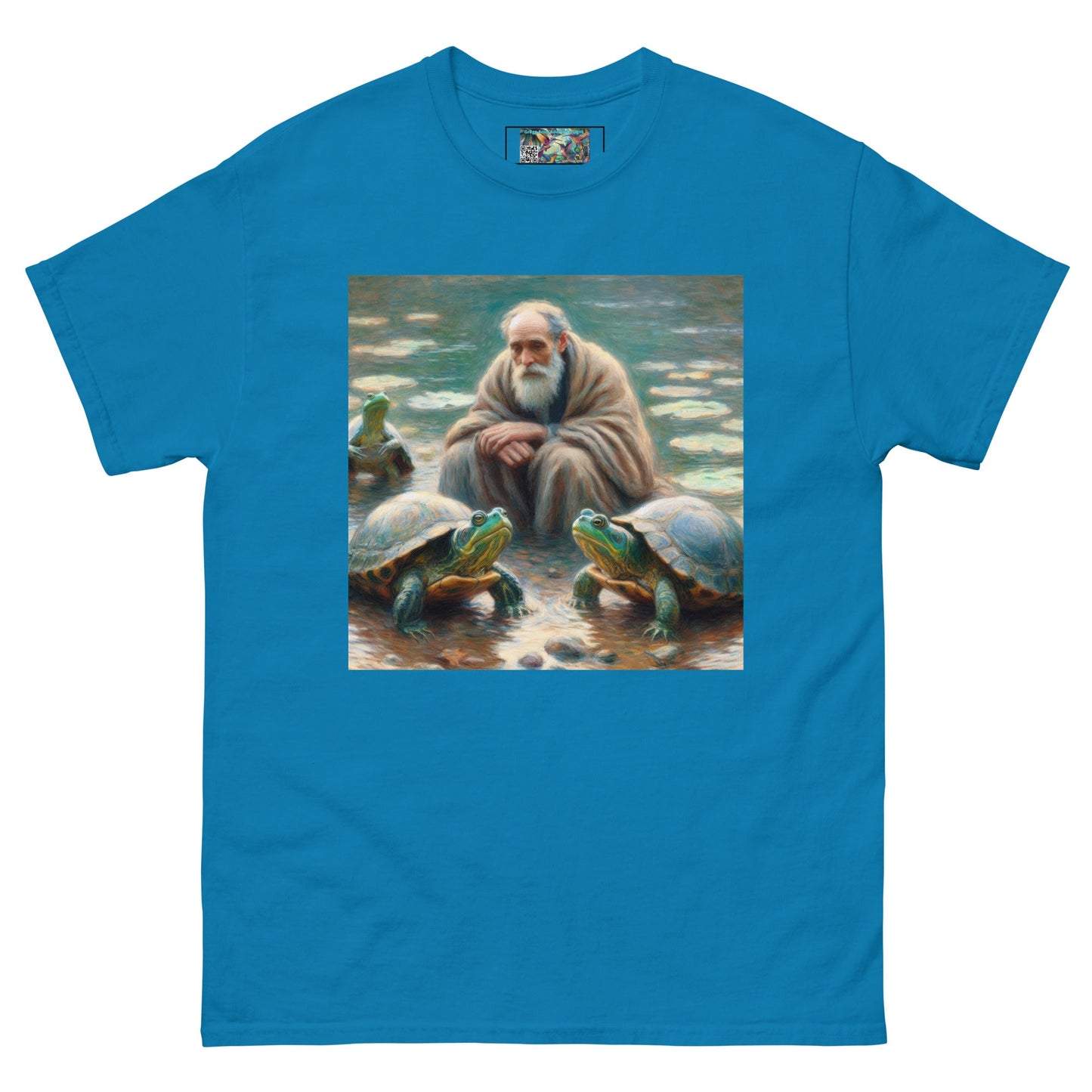 Man with Turtles Unisex classic tee - Gregg Acini Adoree Designs - T-Shirt