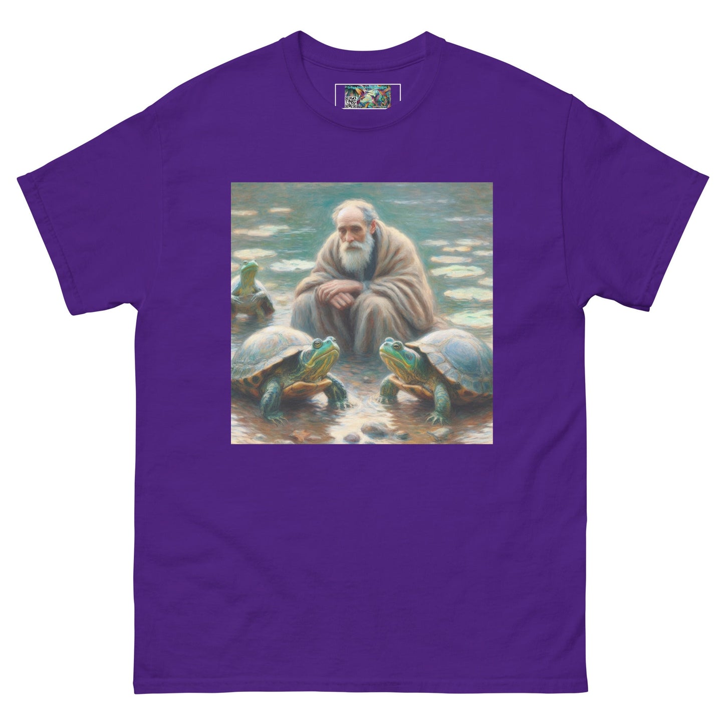 Man with Turtles Unisex classic tee - Gregg Acini Adoree Designs - T-Shirt