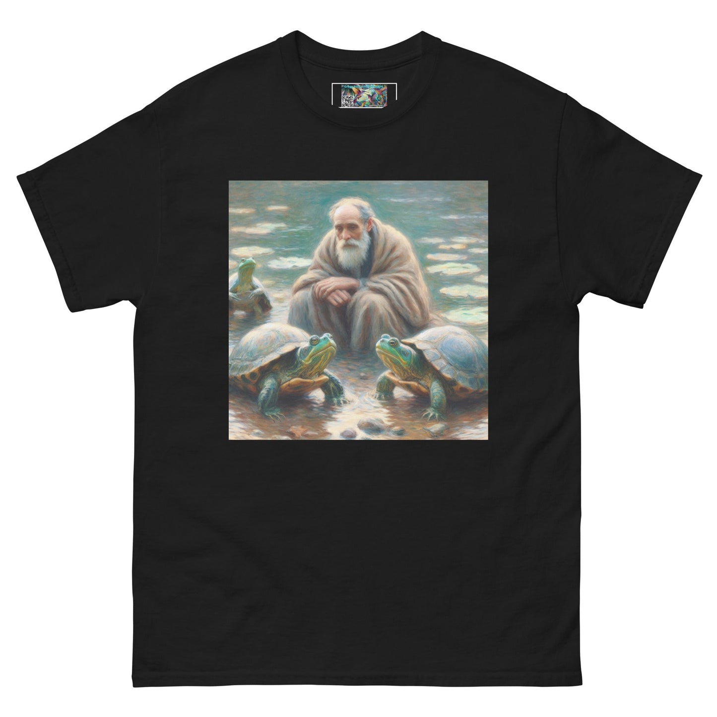 Man with Turtles Unisex classic tee - Gregg Acini Adoree Designs - T-Shirt