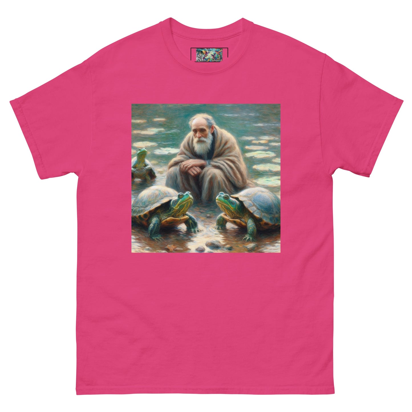 Man with Turtles Unisex classic tee - Gregg Acini Adoree Designs - T-Shirt