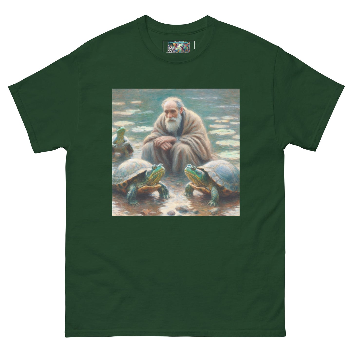 Man with Turtles Unisex classic tee - Gregg Acini Adoree Designs - T-Shirt