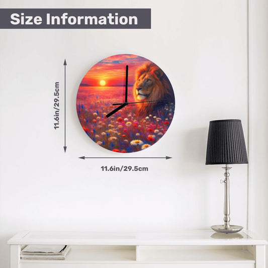 MDF Wall Clock (Made in USA) - Gregg Acini Adoree Designs - Wall Clock