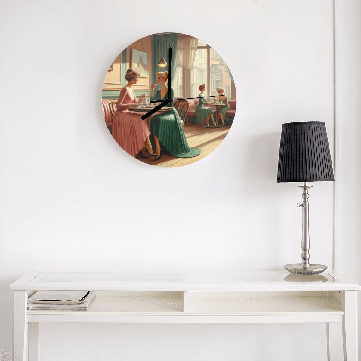 MDF Wall Clock (Made in USA) - Gregg Acini Adoree Designs - Wall Clock