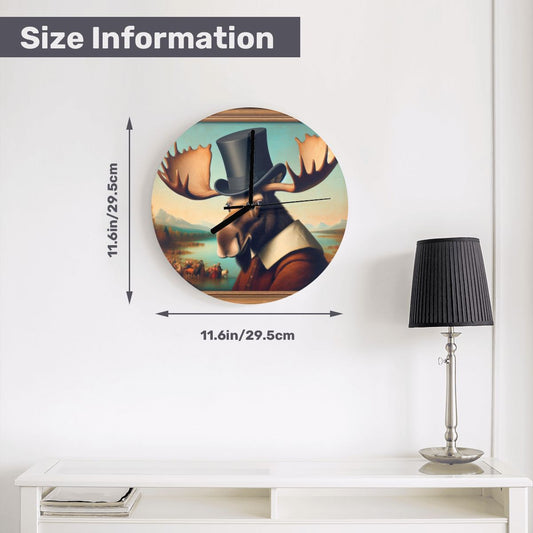 MDF Wall Clock (Made in USA) - Gregg Acini Adoree Designs - Wall Clock