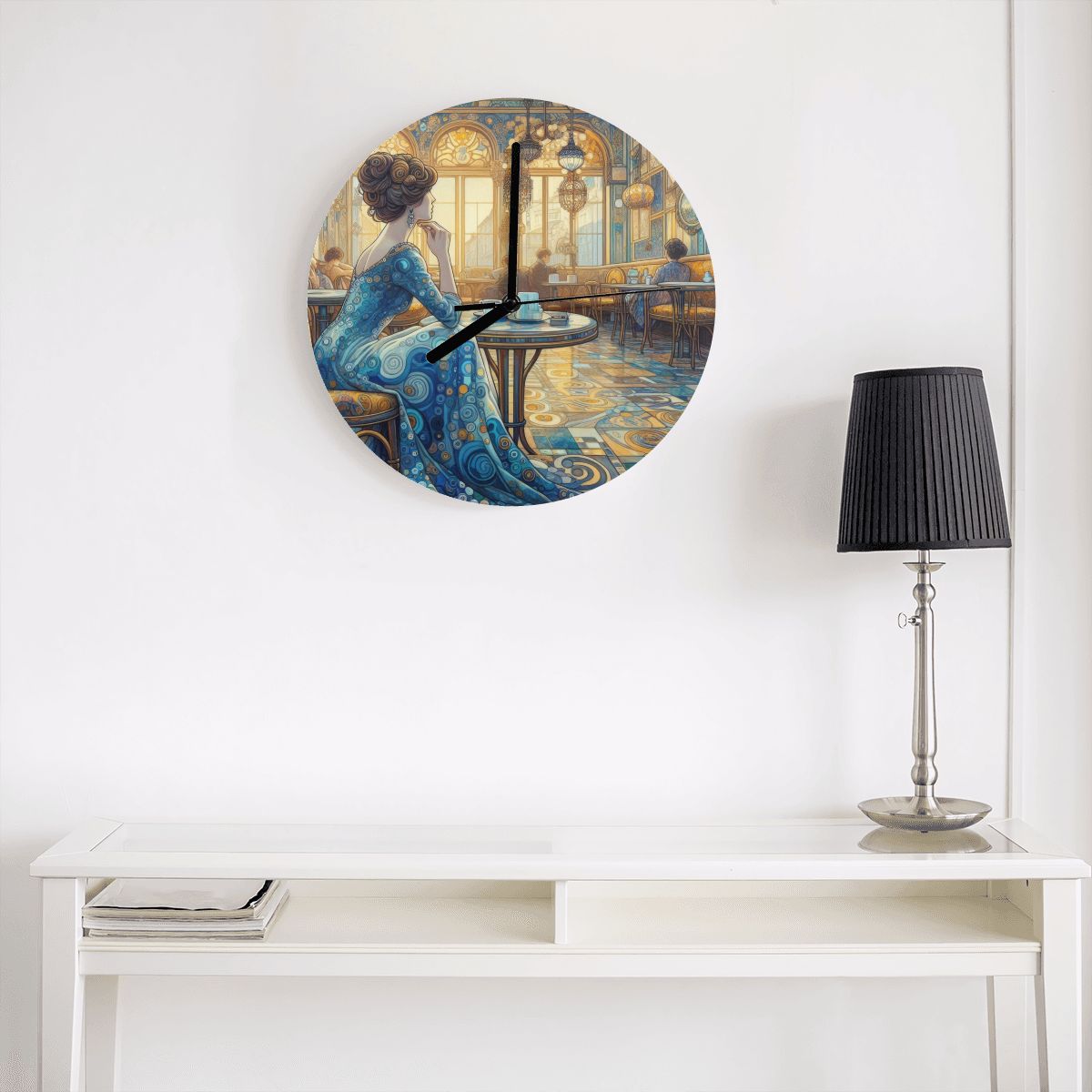 MDF Wall Clock (Made in USA) - Gregg Acini Adoree Designs - Wall Clock