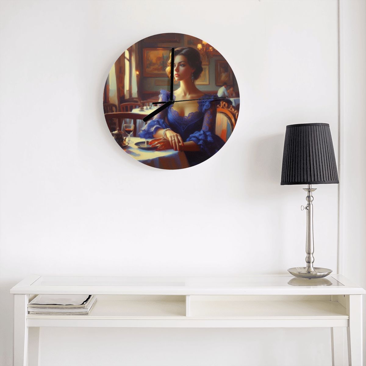 MDF Wall Clock (Made in USA) - Gregg Acini Adoree Designs - Wall Clock