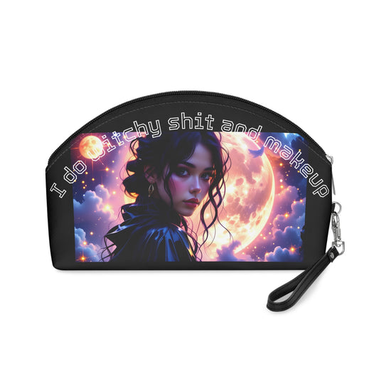 Moon Witch Makeup Bag – Cosmetic Pouch - Gregg Acini Adoree Designs - Bags