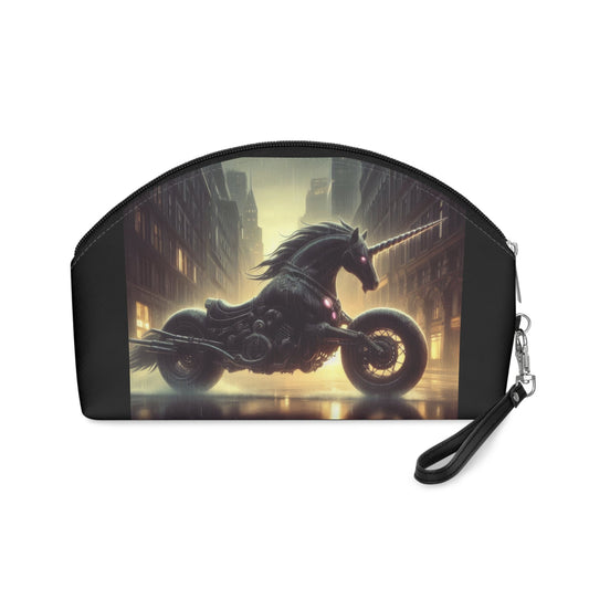 Motorcycle Unicorn Makeup Bag – Cosmetic Pouch - Gregg Acini Adoree Designs - Bags