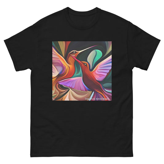 Okee Hummingbirds Unisex classic tee by Gregg Acini Adoree Designs - Gregg Acini Adoree Designs - Tee Shirt