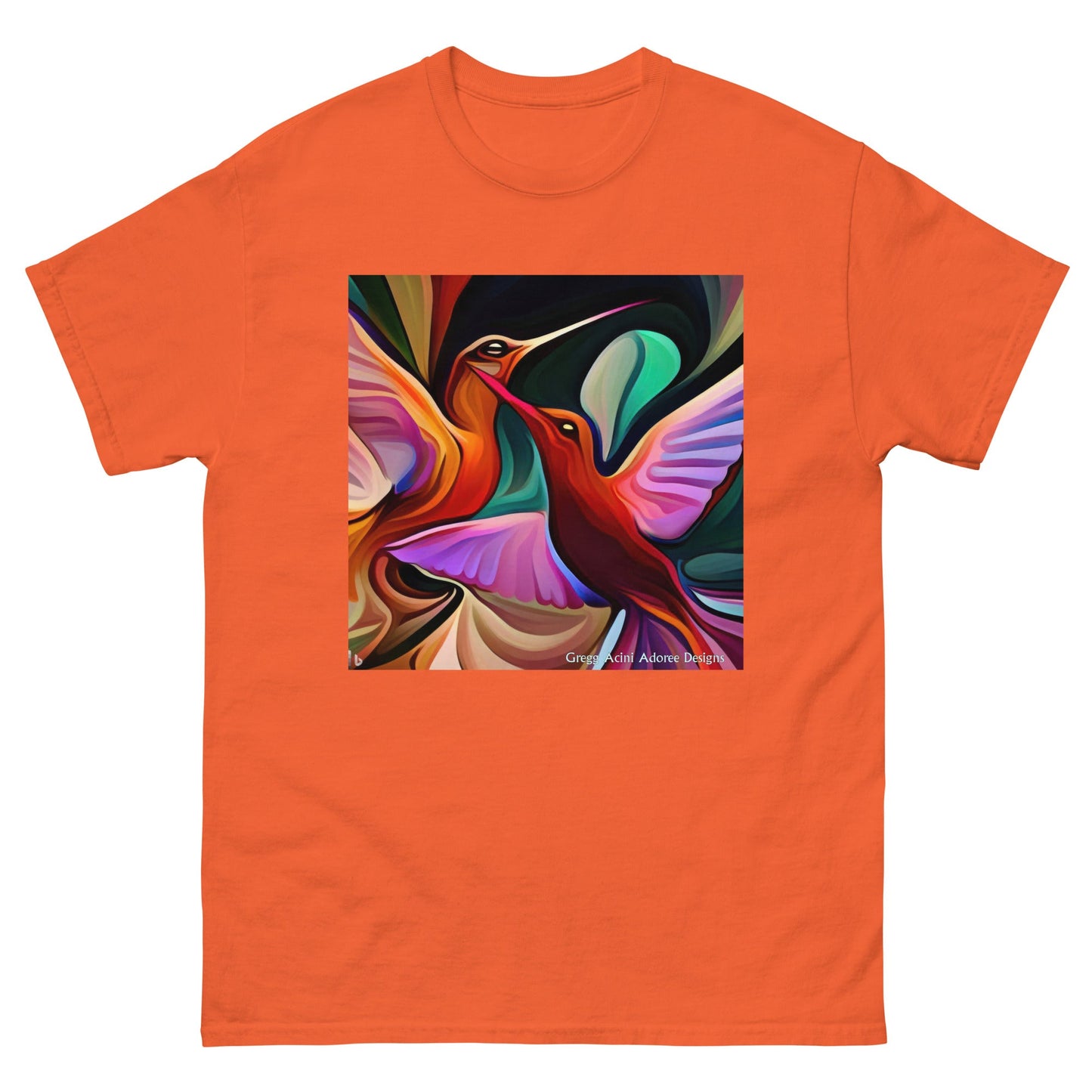 Okee Hummingbirds Unisex classic tee by Gregg Acini Adoree Designs - Gregg Acini Adoree Designs - Tee Shirt