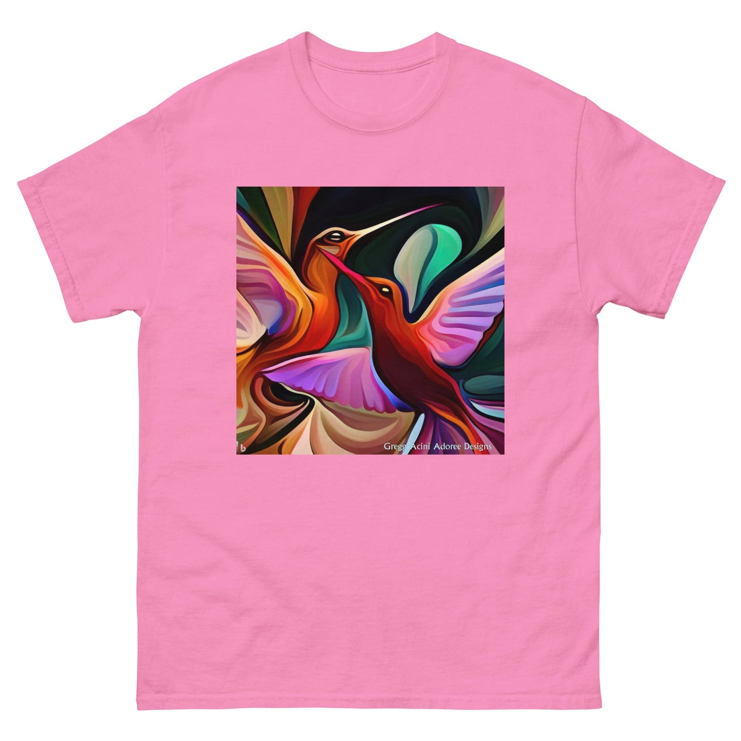 Okee Hummingbirds Unisex classic tee by Gregg Acini Adoree Designs - Gregg Acini Adoree Designs - Tee Shirt