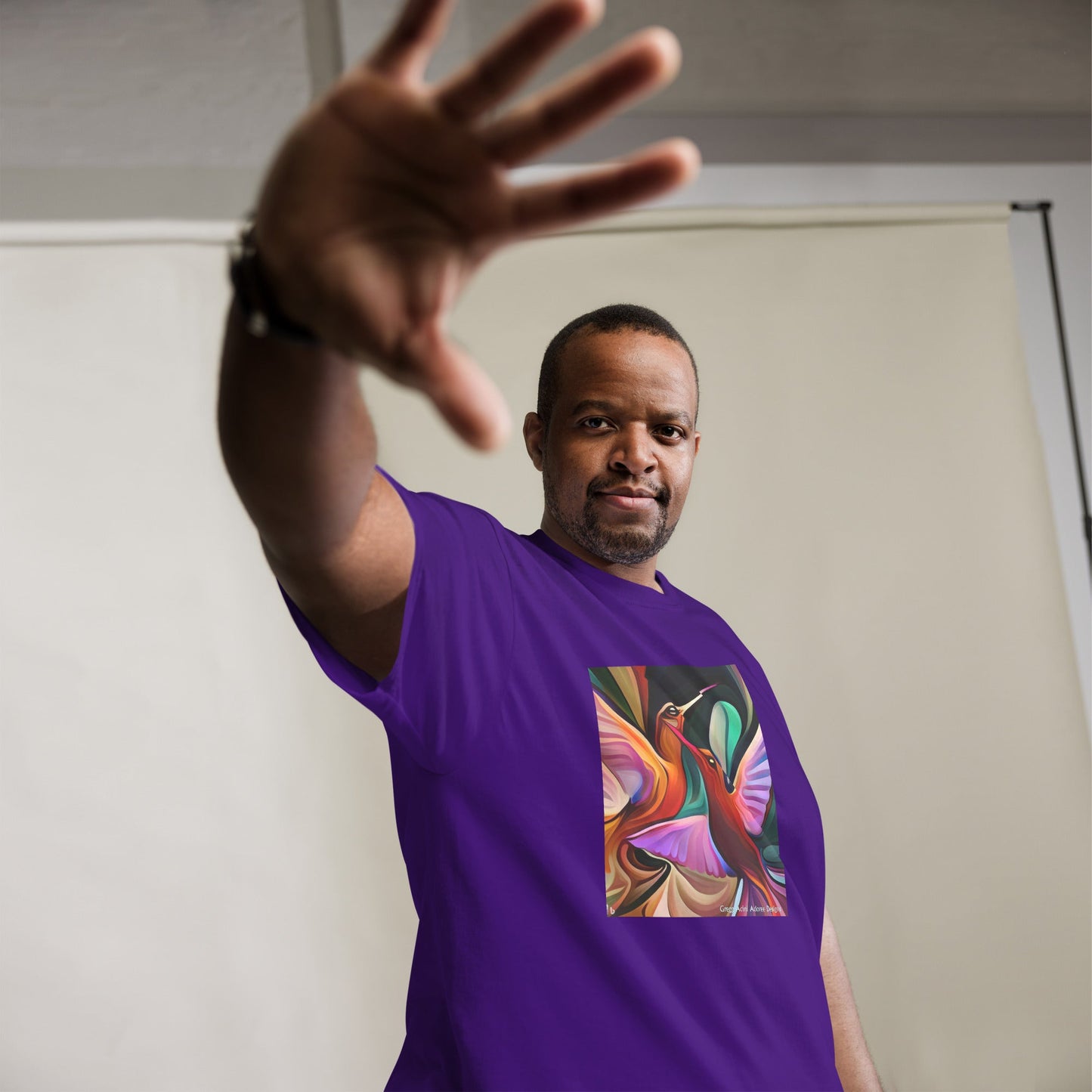 Okee Hummingbirds Unisex classic tee by Gregg Acini Adoree Designs - Gregg Acini Adoree Designs - Tee Shirt