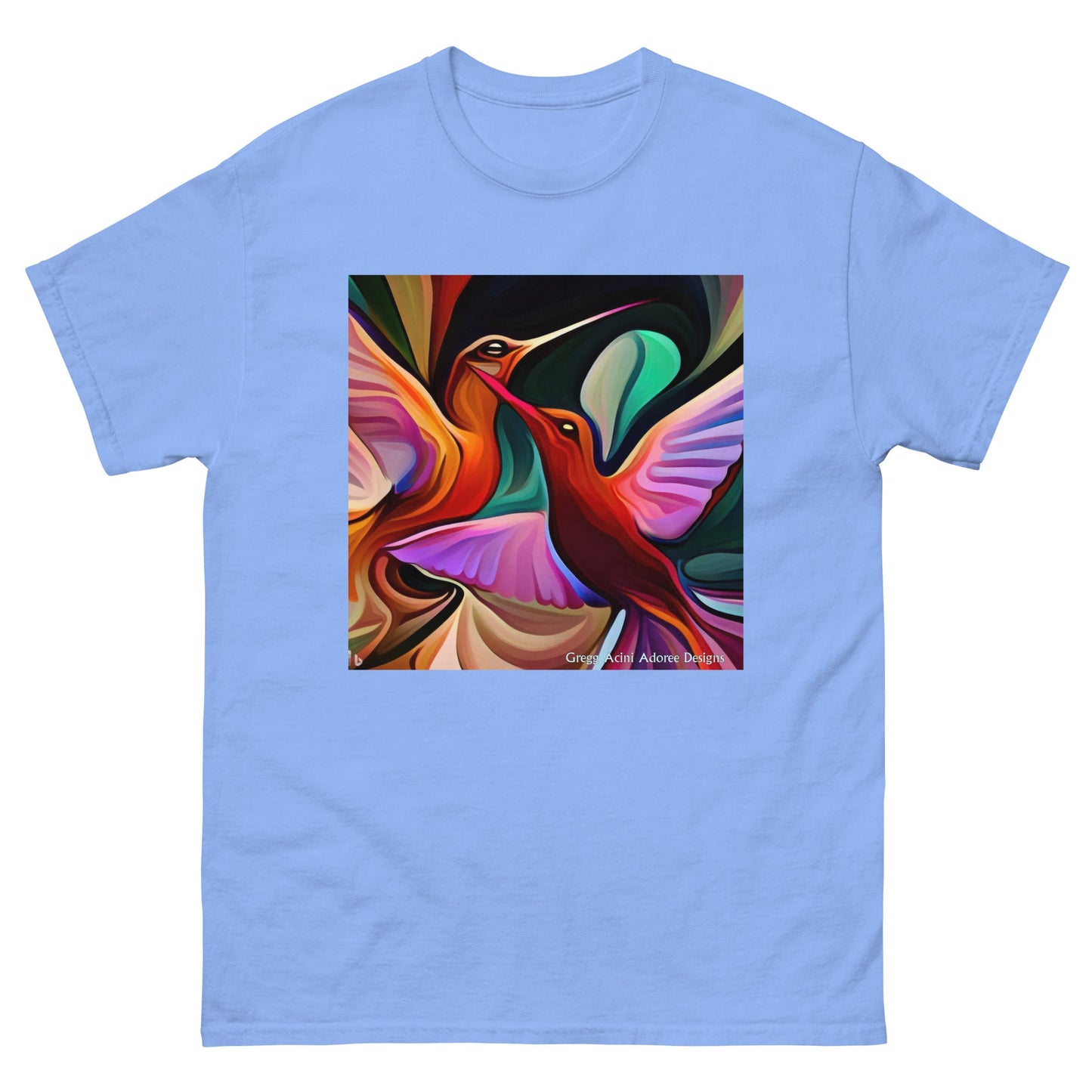 Okee Hummingbirds Unisex classic tee by Gregg Acini Adoree Designs - Gregg Acini Adoree Designs - Tee Shirt