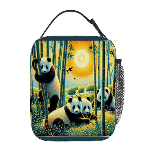 Panda Family Lunch Bag - Gregg Acini Adoree Designs - Lunch Bag