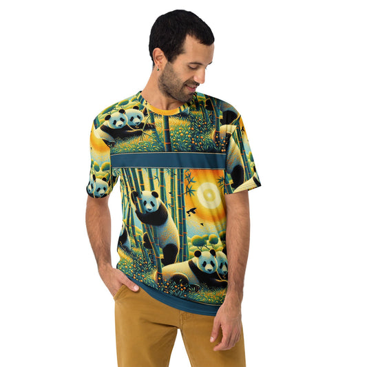 Panda Family Men's t-shirt - Gregg Acini Adoree Designs - T-Shirt