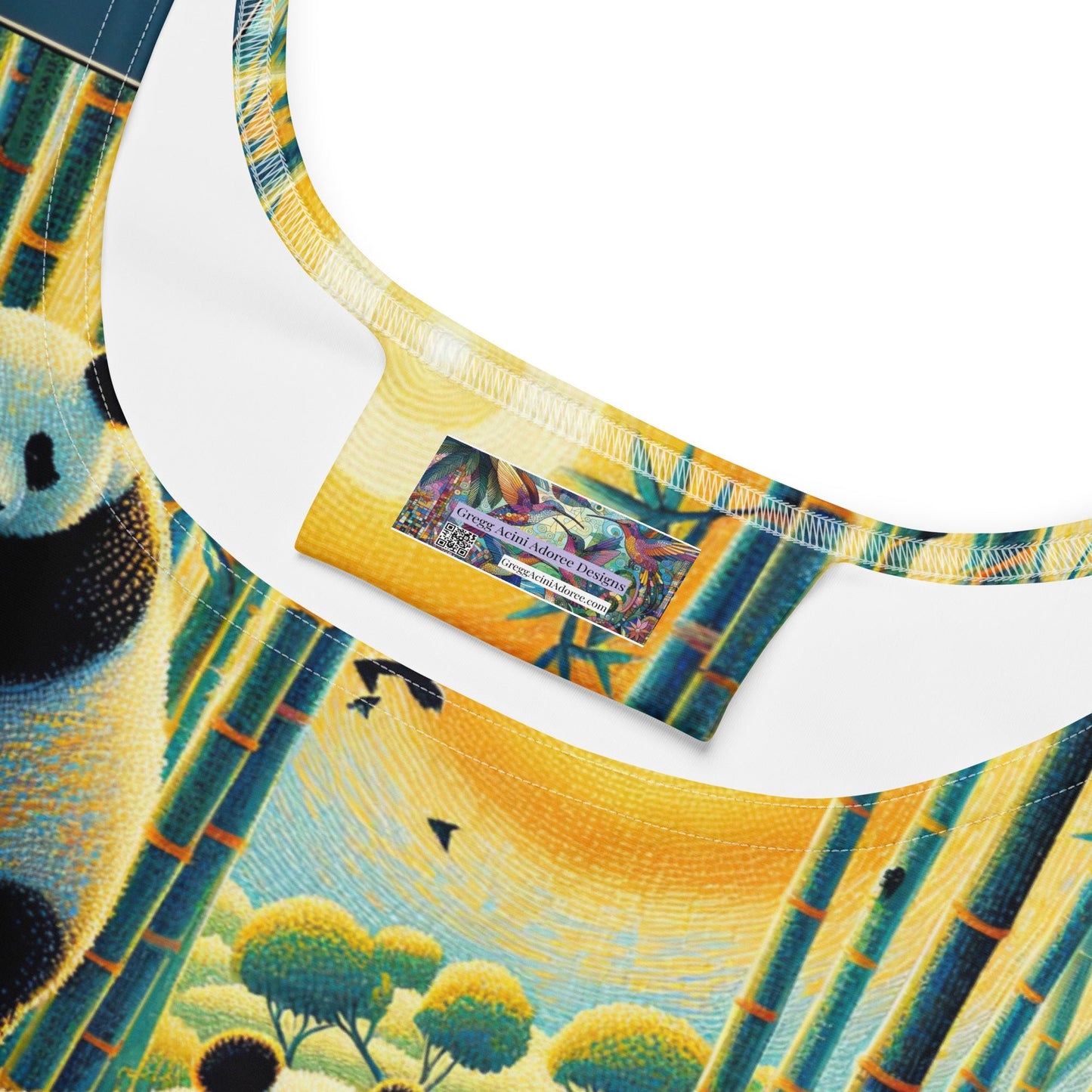 Panda Family Skater Dress - Gregg Acini Adoree Designs - Dress