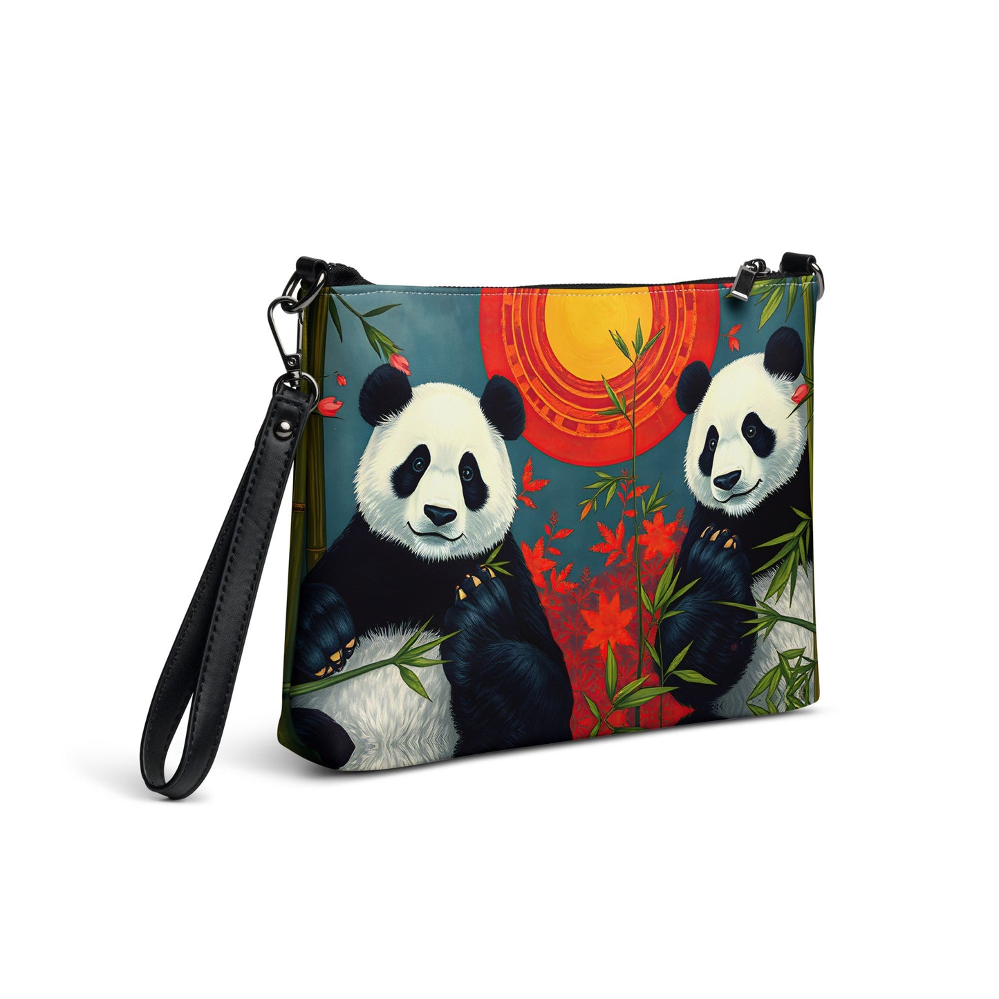 Panda Sunset Crossbody bag - Gregg Acini Adoree Designs - Handbag