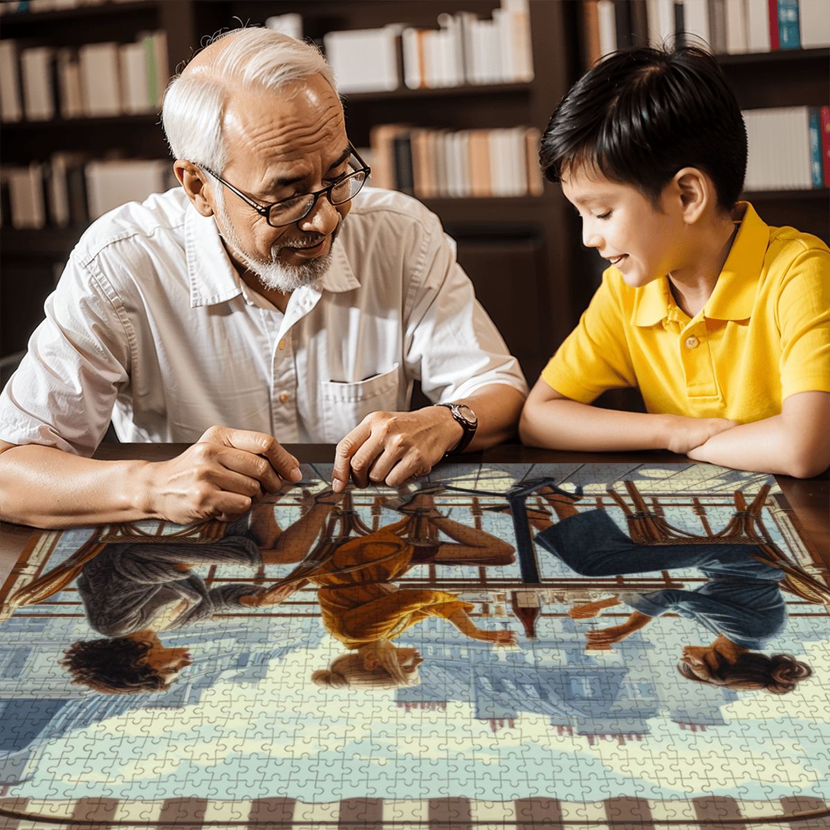 Paris Balcony Wooden Jigsaw Puzzles 1000 pcs - Gregg Acini Adoree Designs - Jigsaw Puzzle