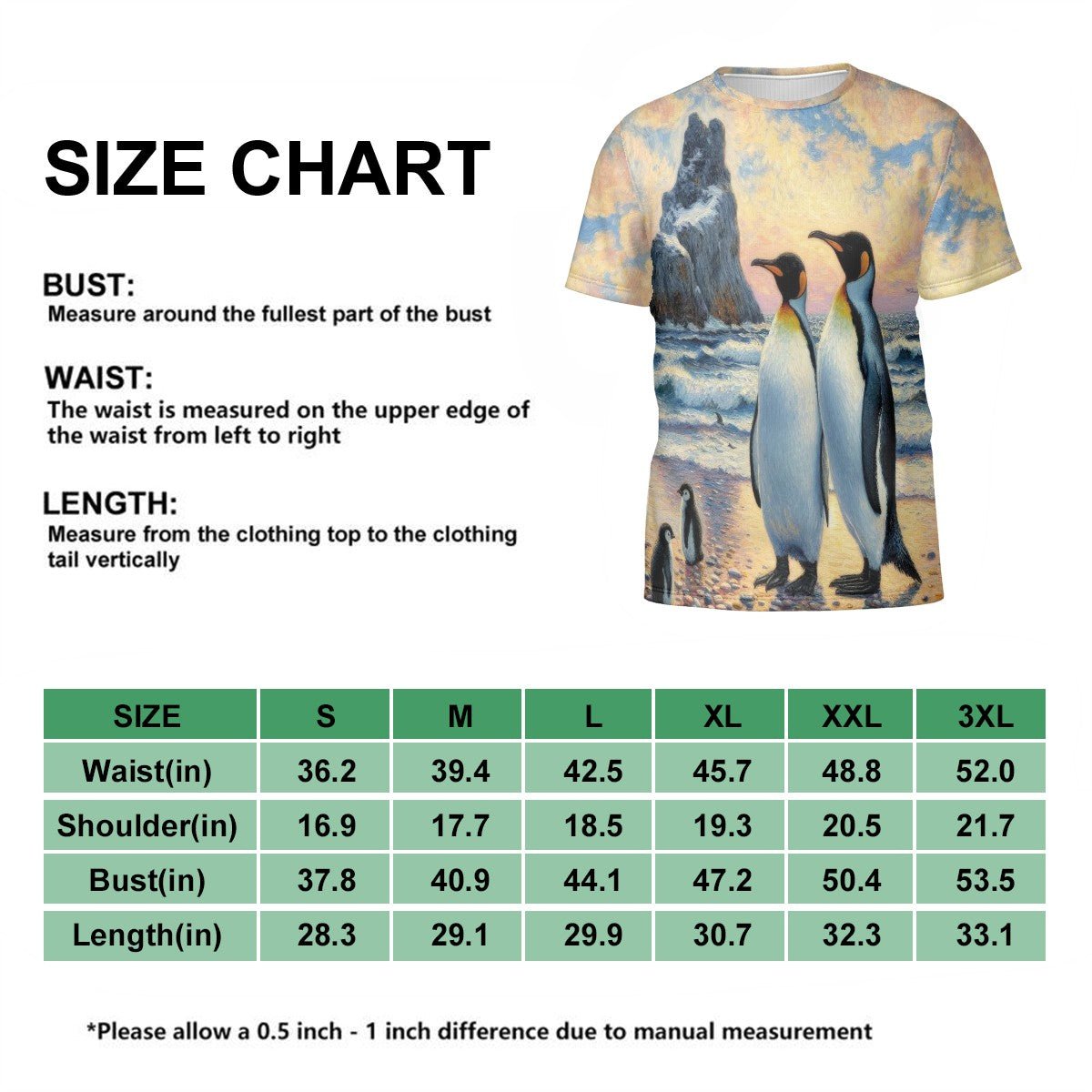 Penguin Family Unisex Short - Sleeve T-Shirt - Gregg Acini Adoree Designs - T-shirts