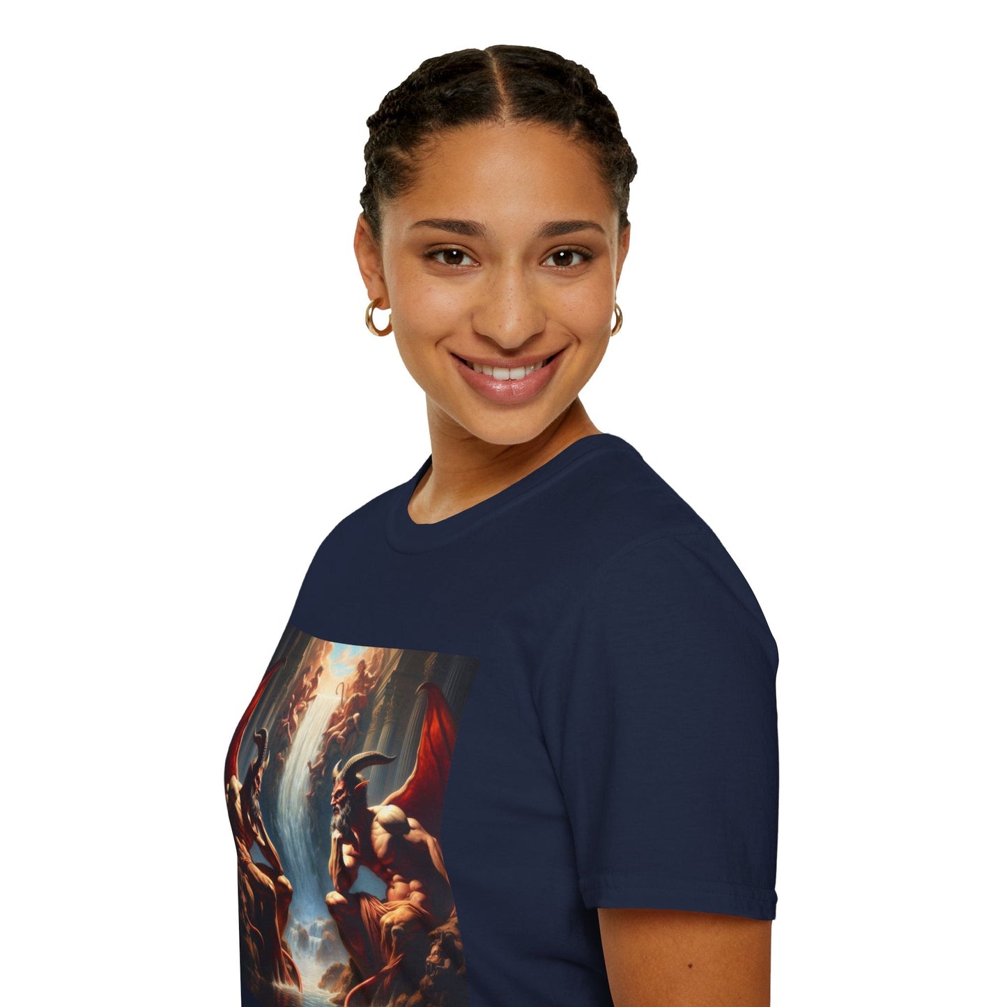 Pensive Demons Unisex T-Shirt, Gothic Style Tee, Fantasy Art Shirt, Short Sleeve - Gregg Acini Adoree Designs - T-Shirt