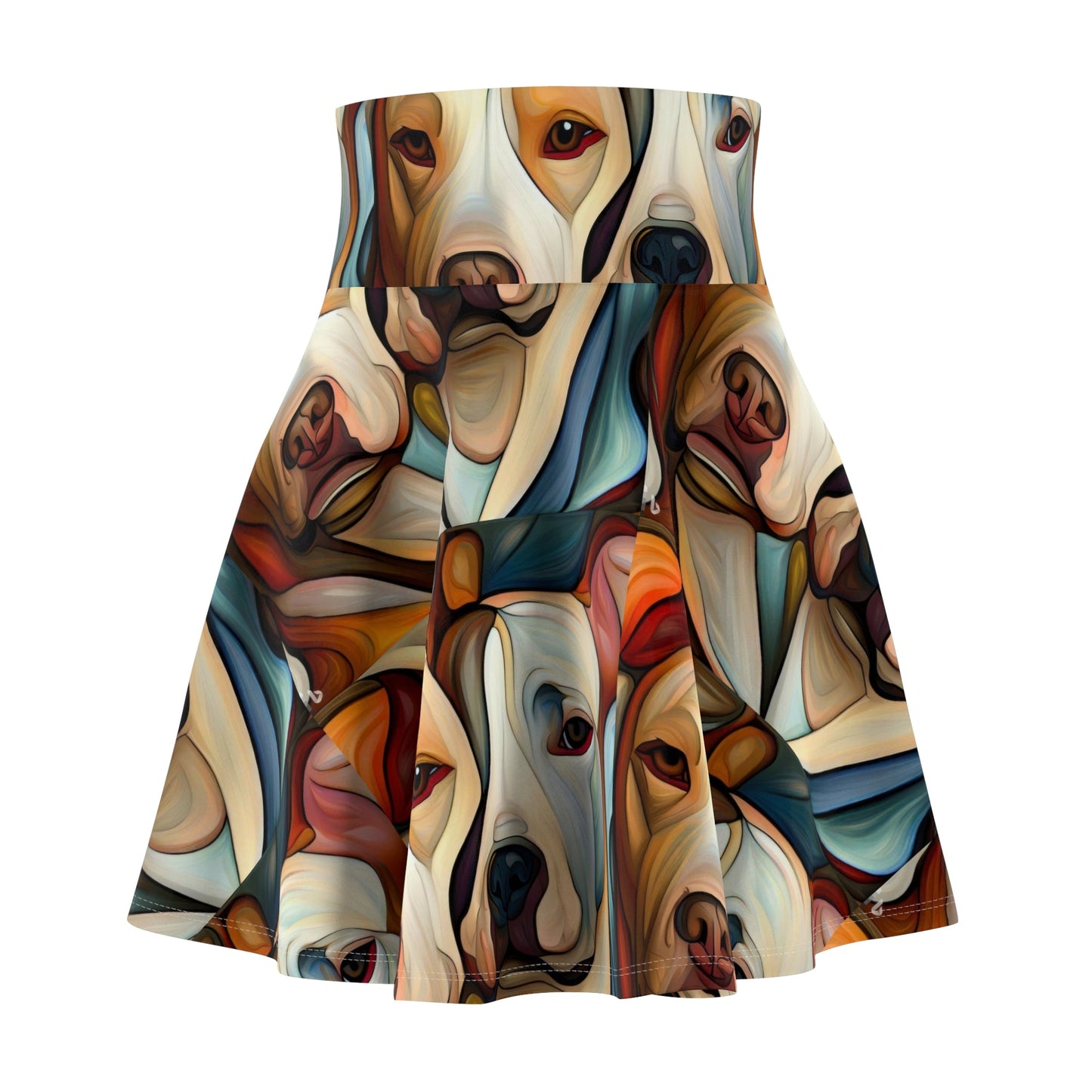 Pibbles2 Women's Skater Skirt - Dog - Inspired Fashion - Gregg Acini Adoree Designs - Skirt